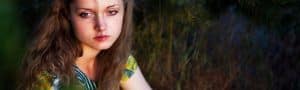 Sad Young Girl