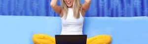 Frustrated Girl Laptop