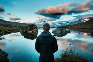 Man Facing Water
