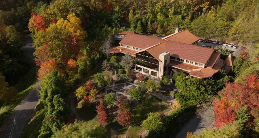 Smoky Mountain Lodge Aerial