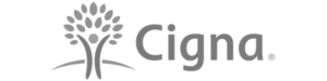 Cigna Insurance logo grey