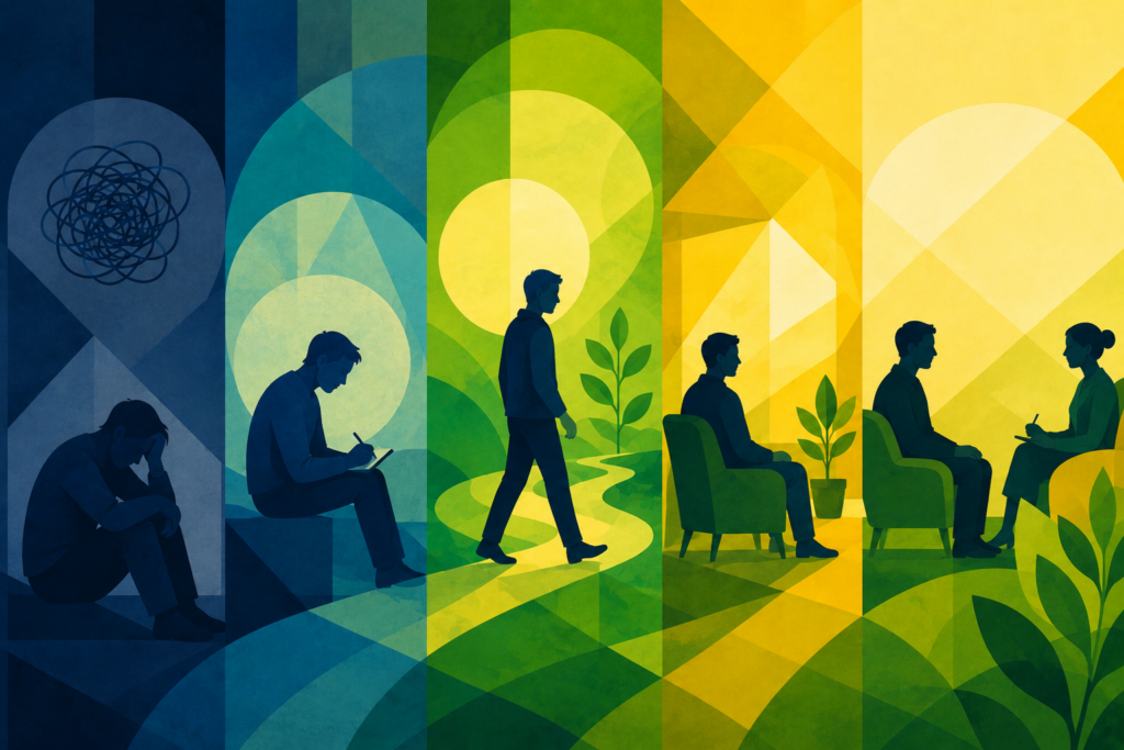 mental health outcomes graphic for PV Network blog about 2025 Clinical Treatment Outcomes